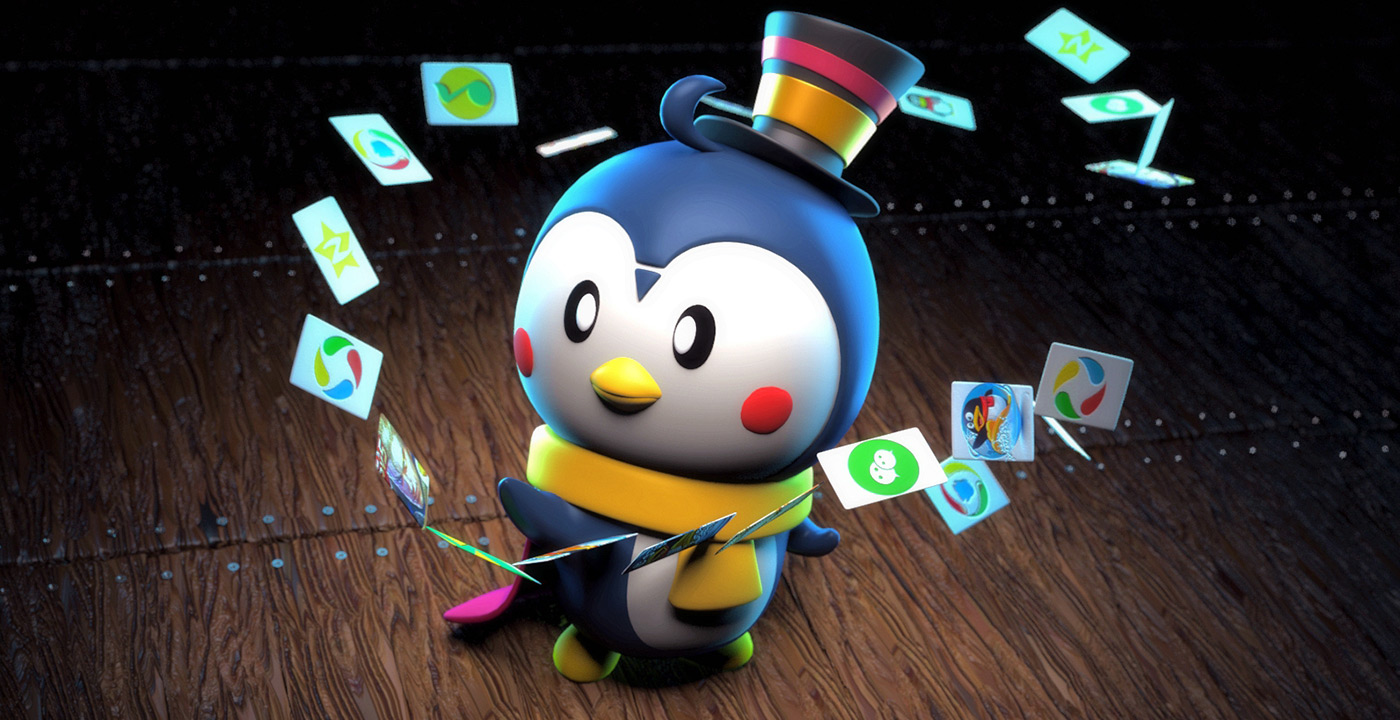 騰訊王卡吉祥物設計